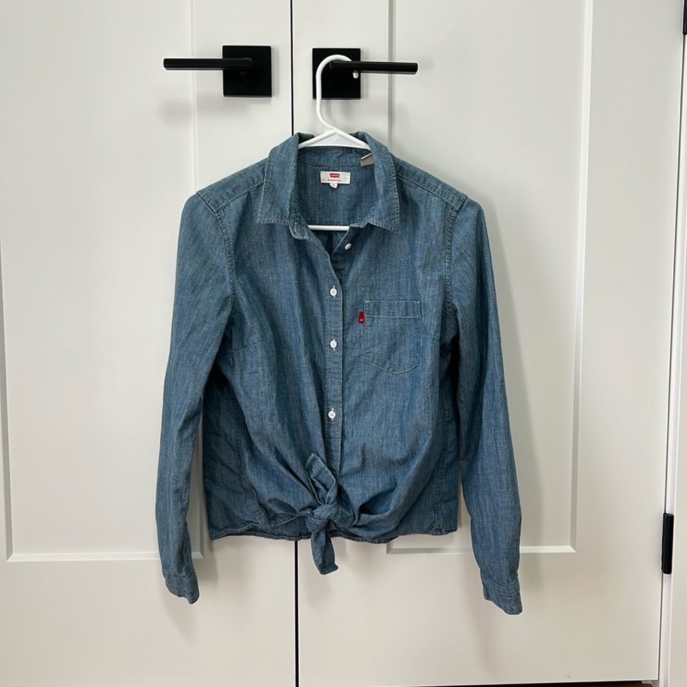 Levi’s denim shirt with tie - Jean shirt